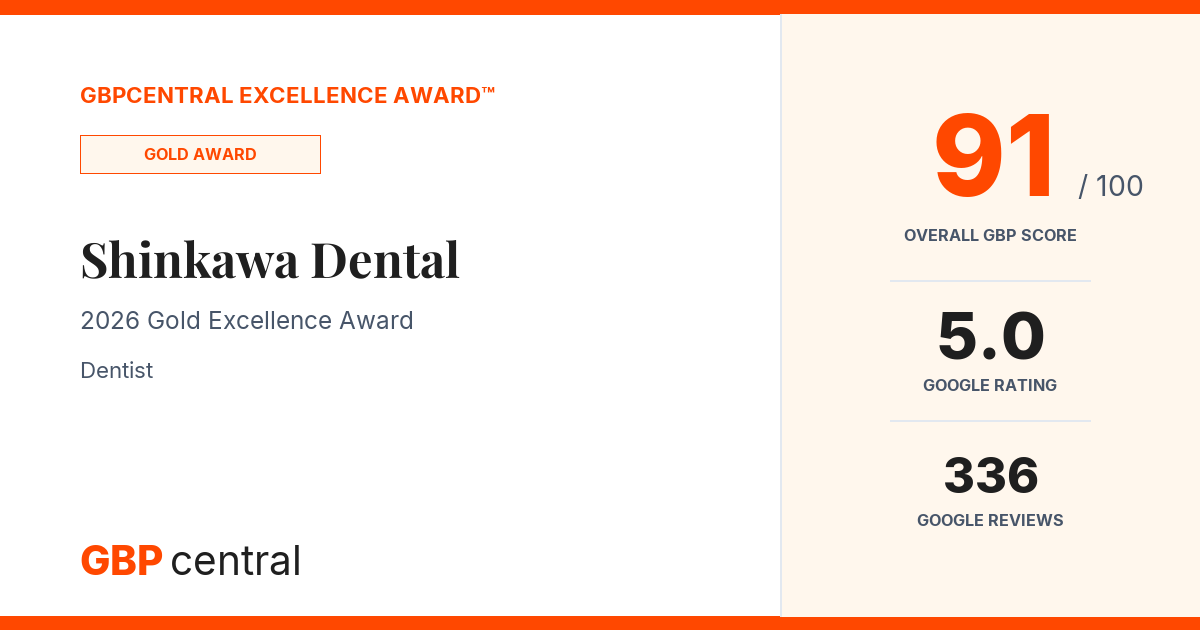 Preview of Shinkawa Dental's certificate