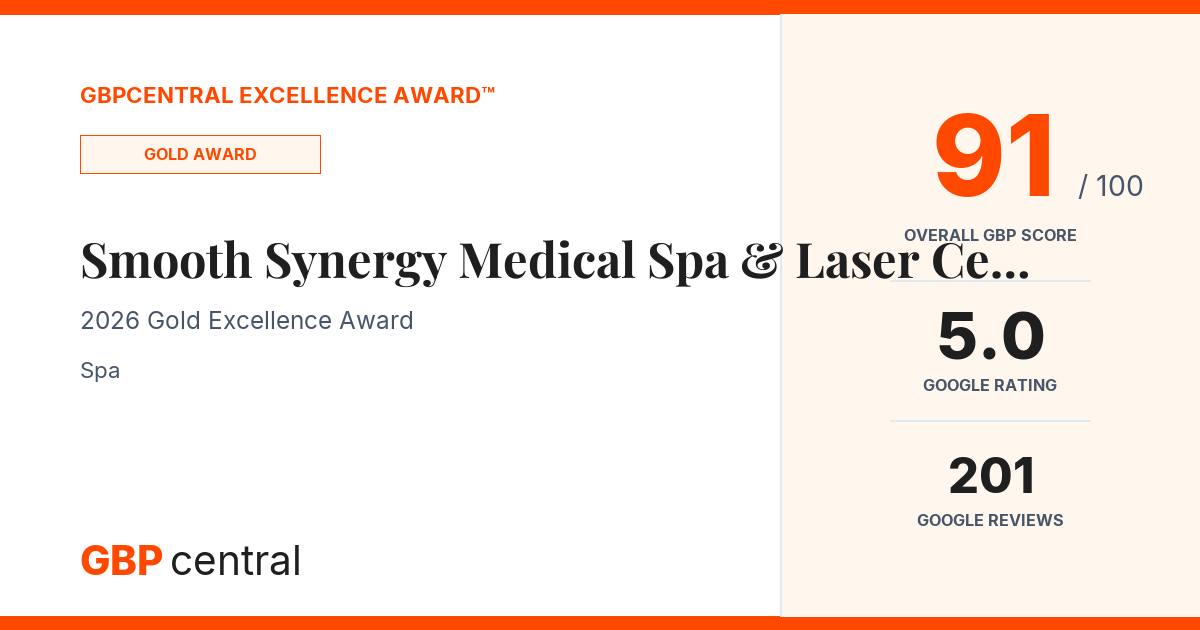 Preview of Smooth Synergy Medical Spa & Laser Center's certificate