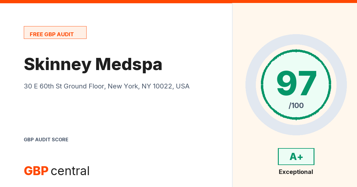 Preview of the Skinney Medspa audit report