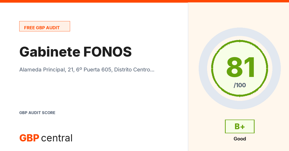 Preview of the Gabinete FONOS audit report