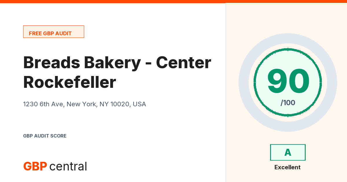Preview of the Breads Bakery - Rockefeller Center audit report