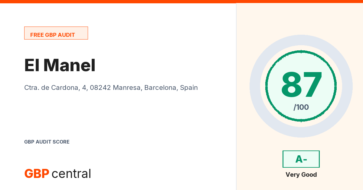 Preview of the El Manel audit report