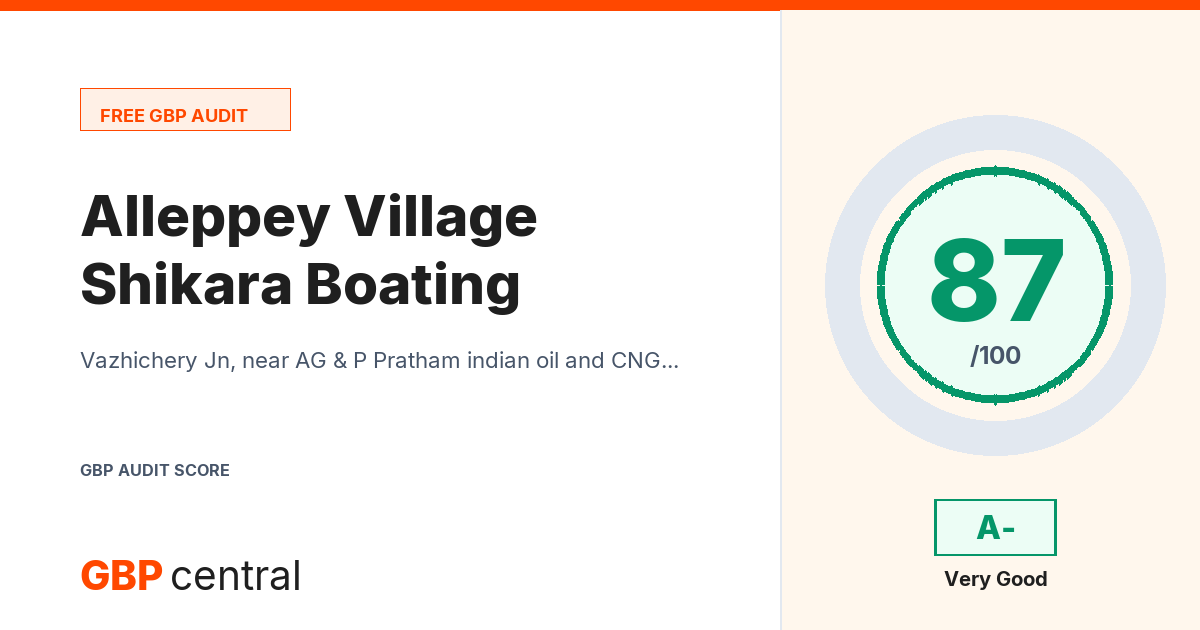 Preview of the Alleppey Village Shikara Boating audit report