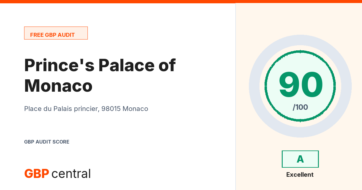 Preview of the Prince's Palace of Monaco audit report