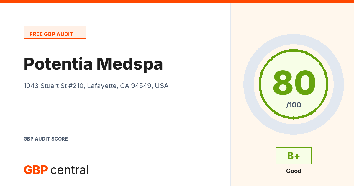 Preview of the Potentia Medspa audit report