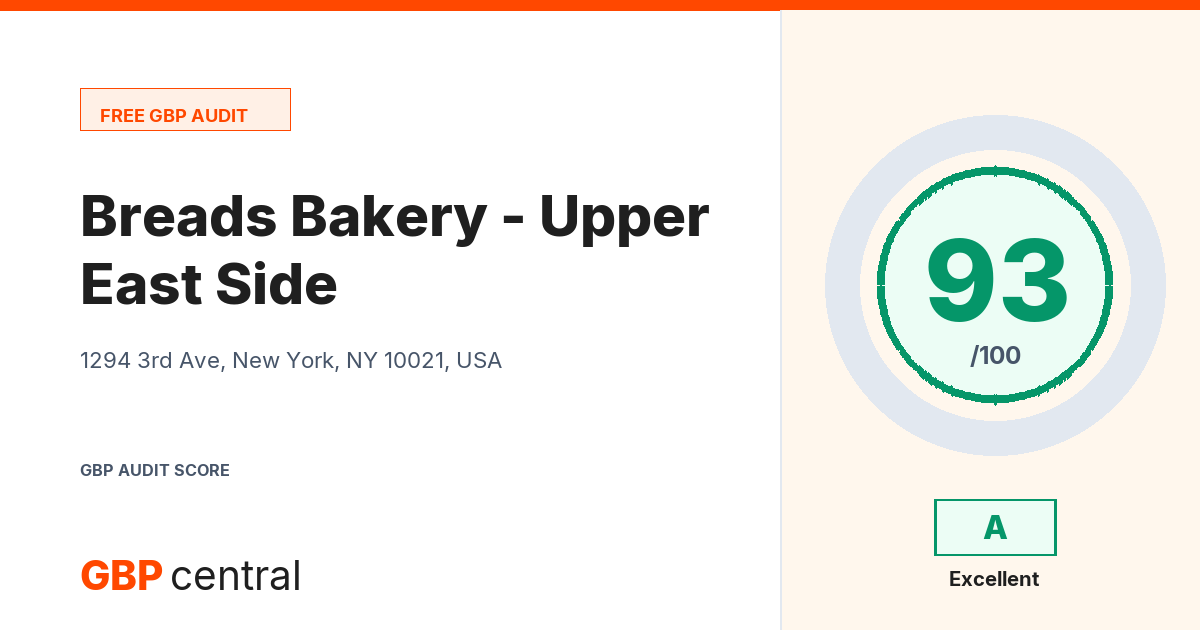 Preview of the Breads Bakery - Upper East Side audit report