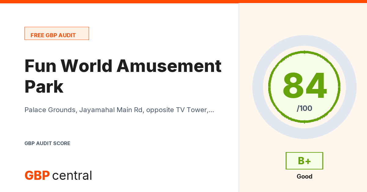 Preview of the Fun World Amusement Park audit report