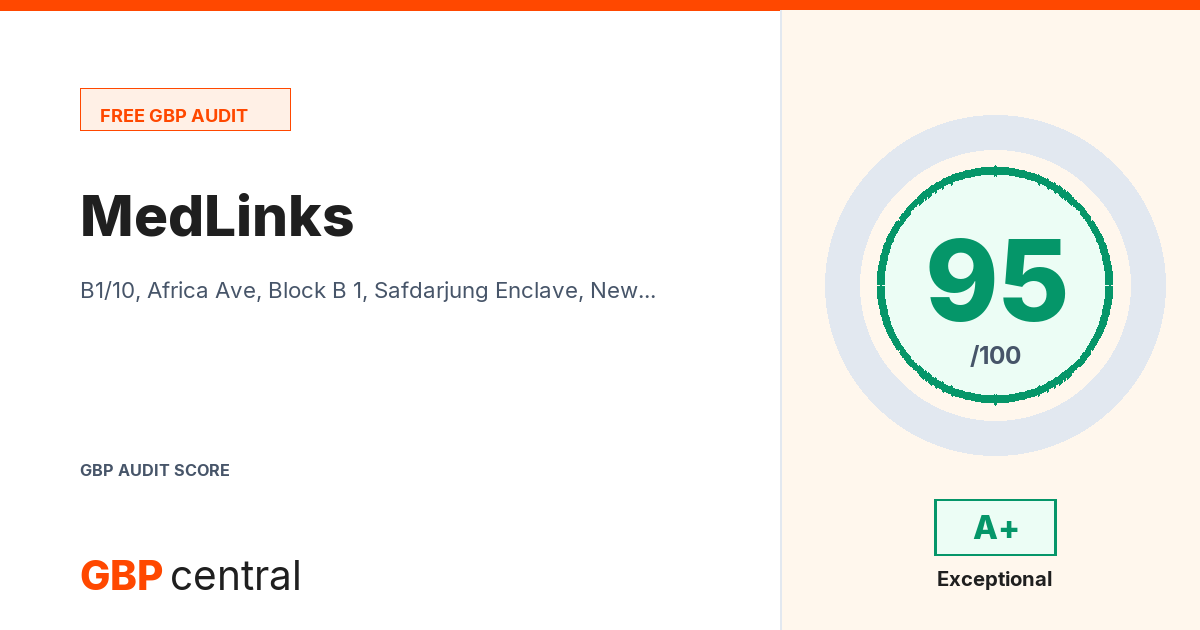 Preview of the MedLinks audit report