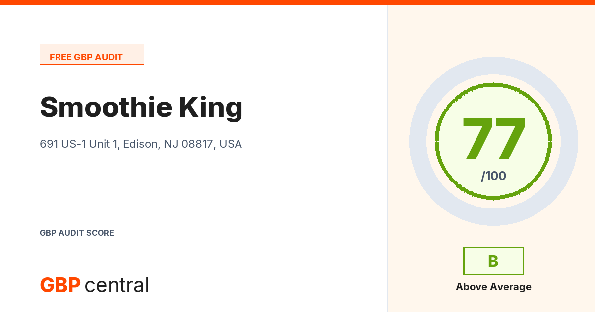 Preview of the Smoothie King audit report