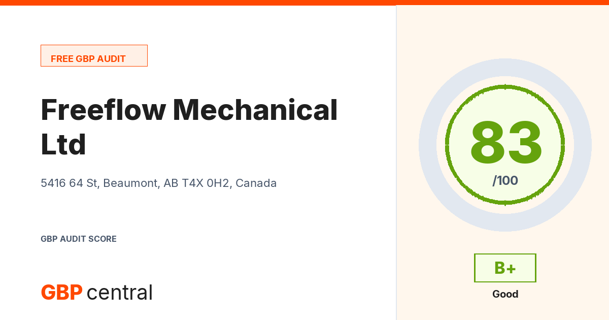 Preview of the Freeflow Mechanical Ltd audit report
