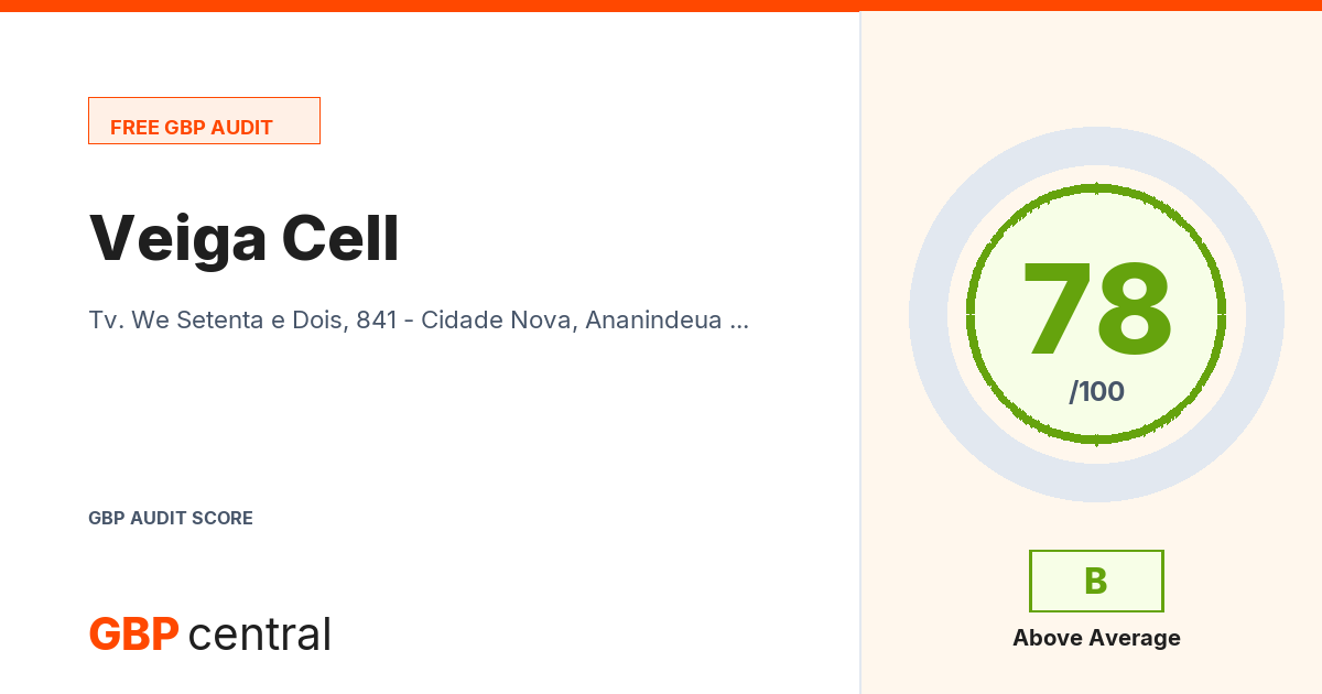 Preview of the Veiga Cell audit report