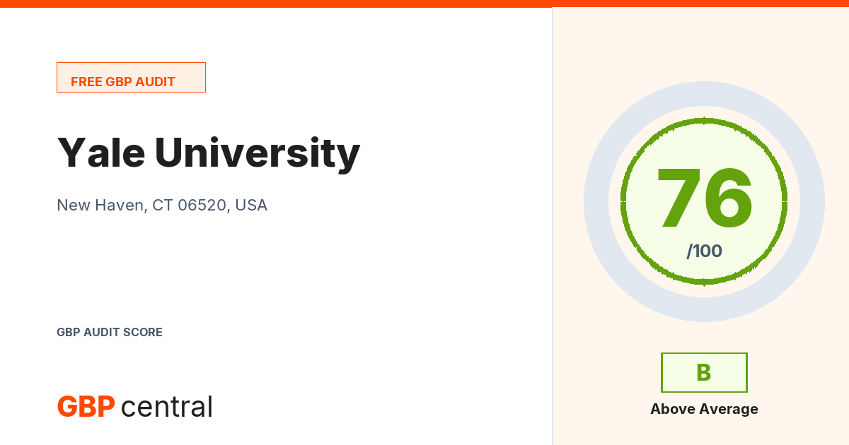 Preview of the Yale University audit report