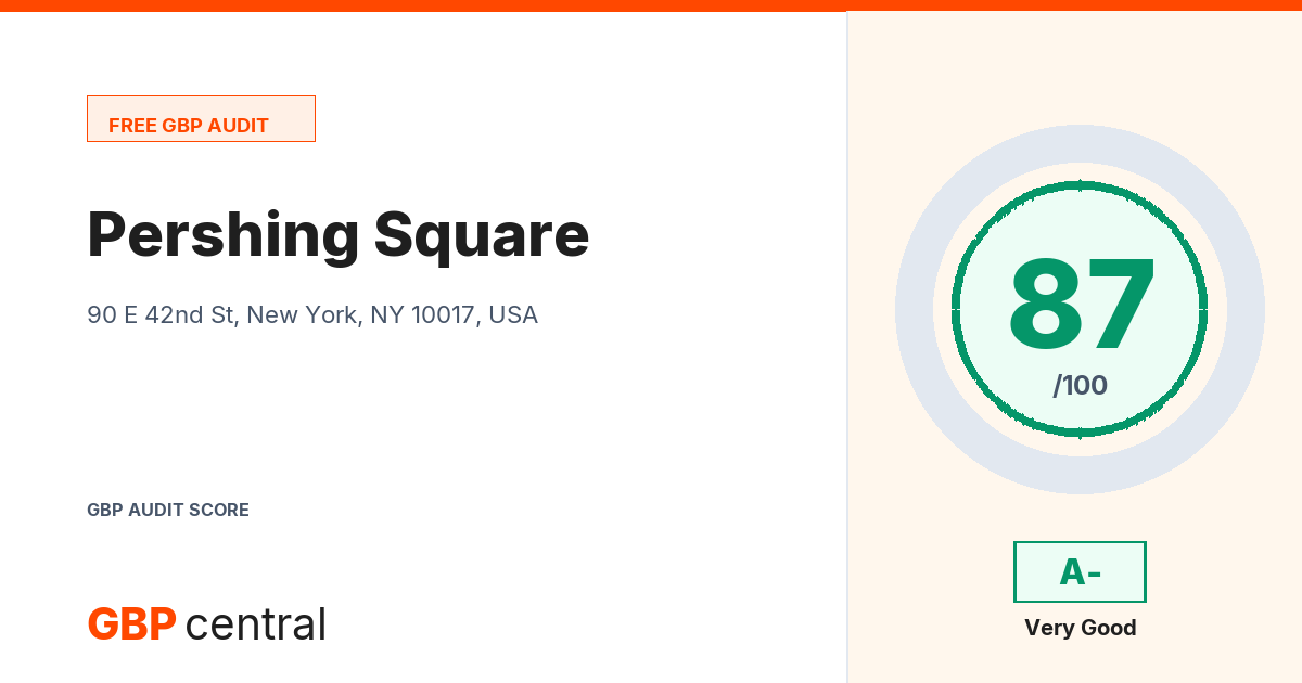 Preview of the Pershing Square audit report