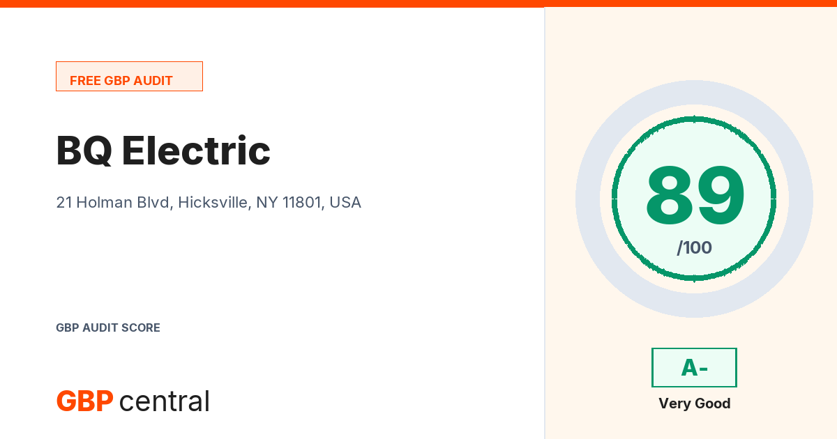 Preview of the BQ Electric audit report