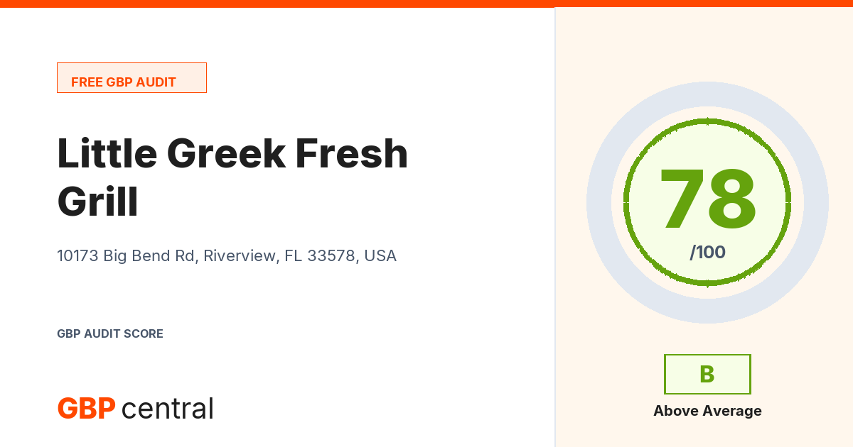 Preview of the Little Greek Fresh Grill audit report