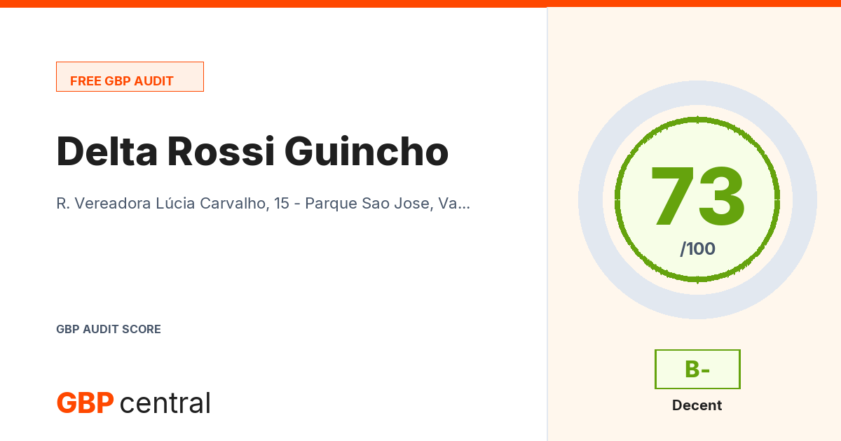 Preview of the Delta Rossi Guincho audit report