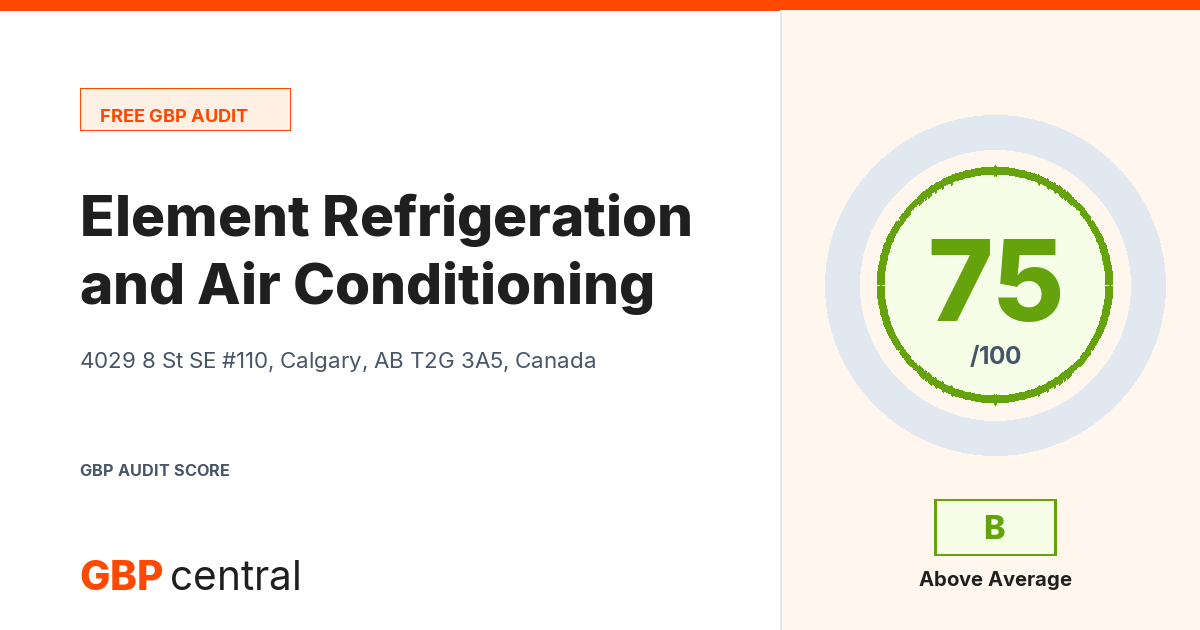 Preview of the Element Refrigeration and Air Conditioning audit report