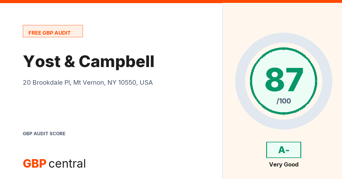 Preview of the Yost & Campbell audit report