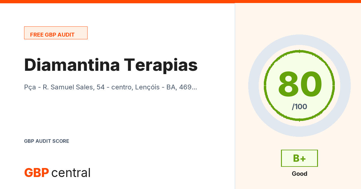 Preview of the Diamantina Terapias audit report