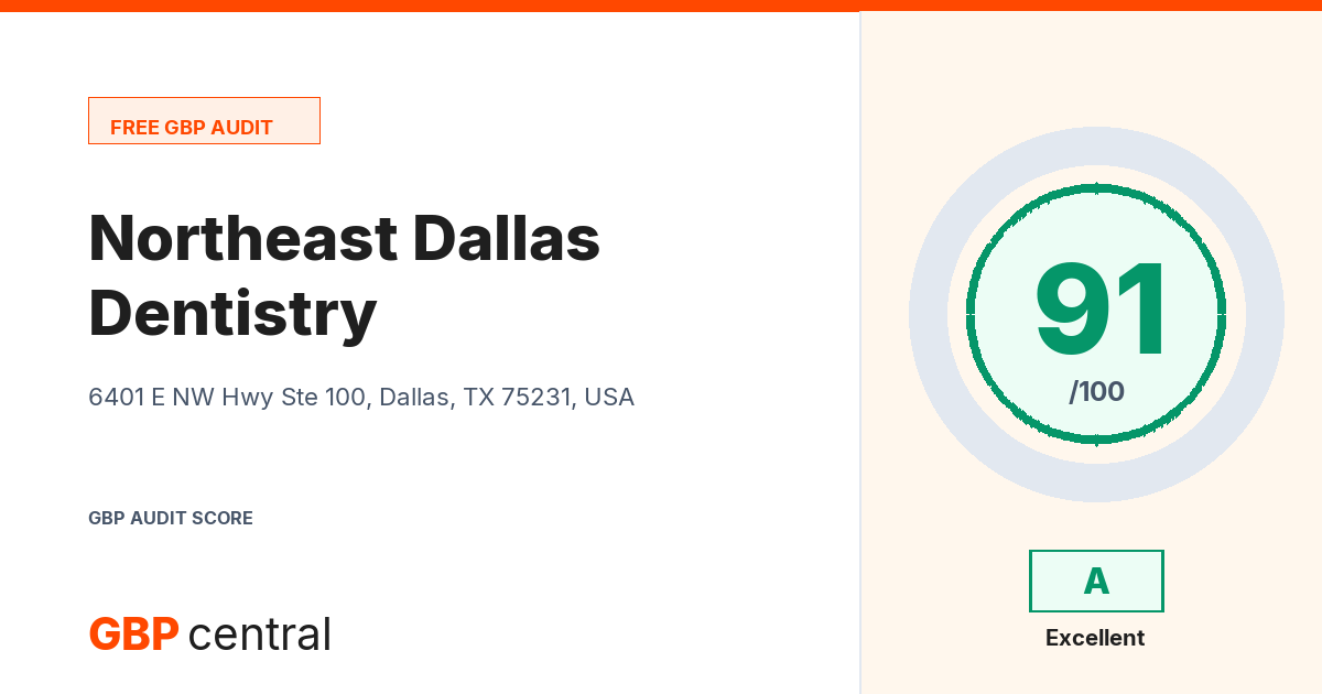 Preview of the Northeast Dallas Dentistry audit report