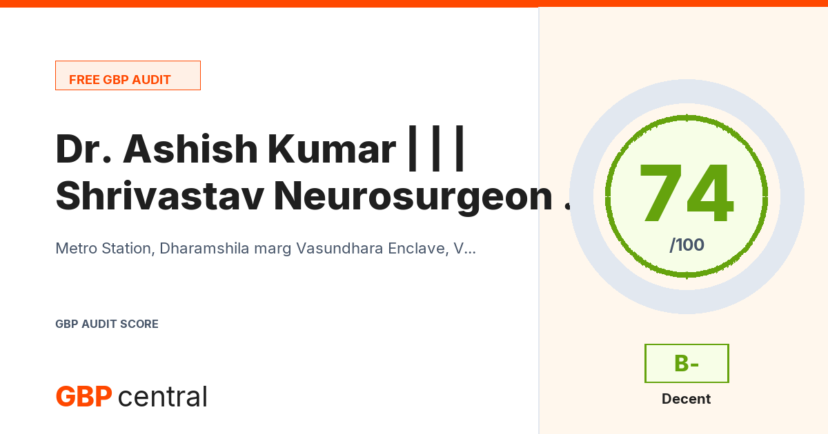 Preview of the Dr. Ashish Kumar Shrivastav | Neurosurgeon | Best Spine Surgeon, Brain Tumor Specialist | Narayana Health audit report