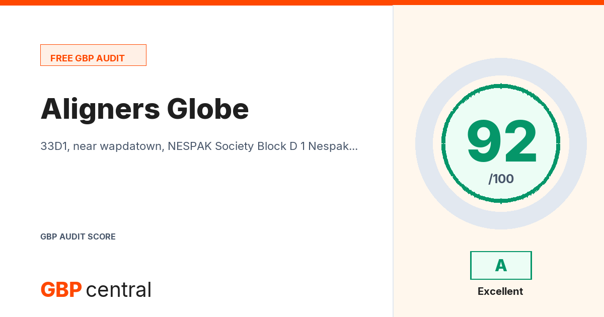 Preview of the Aligners Globe audit report