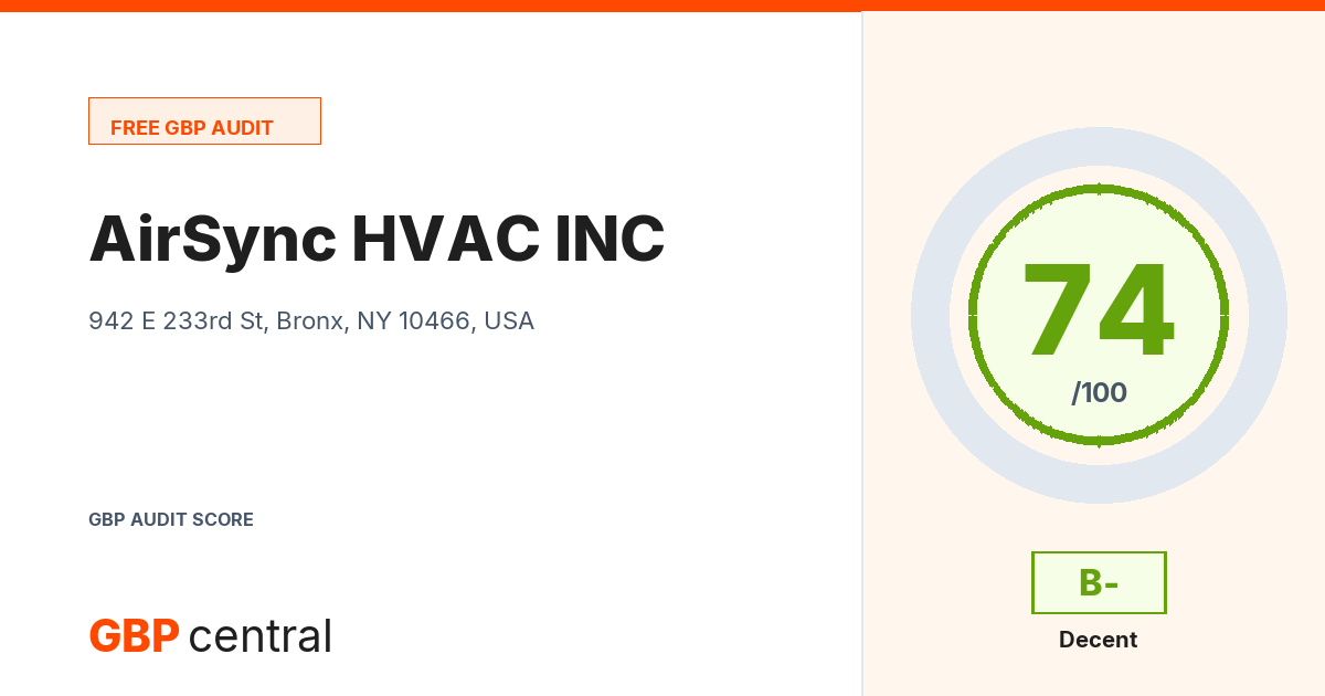 Preview of the AirSync HVAC INC audit report