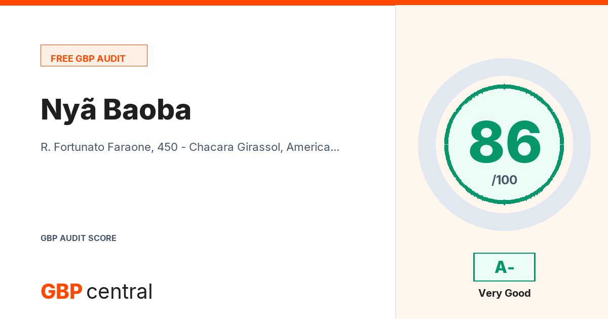 Preview of the Nyã Baoba audit report