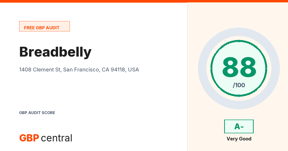 Preview of the Breadbelly audit report