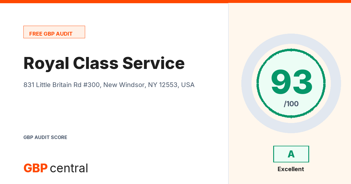 Preview of the Royal Class Service audit report