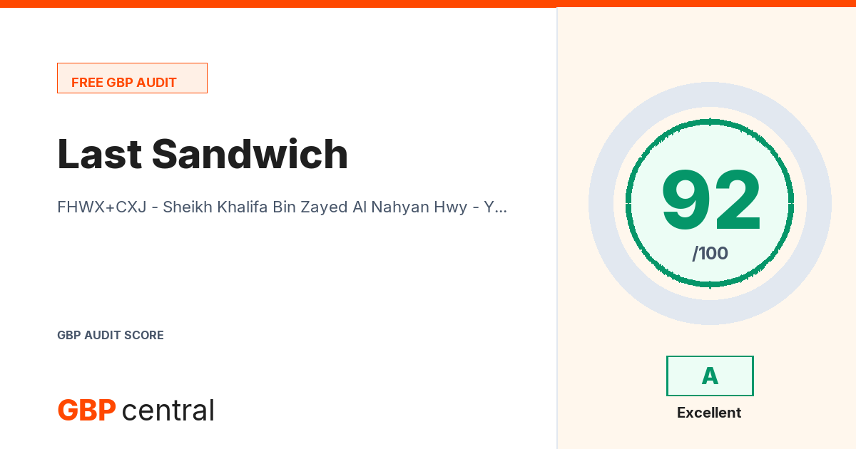 Preview of the Last Sandwich audit report