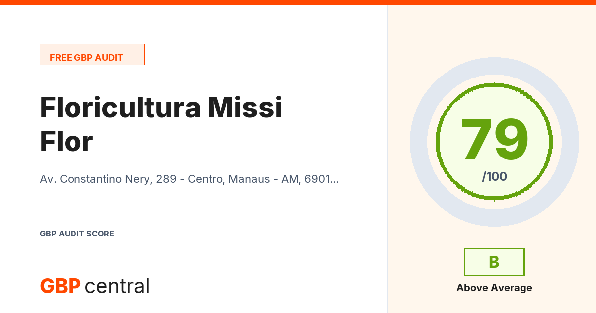 Preview of the Floricultura Missi Flor audit report