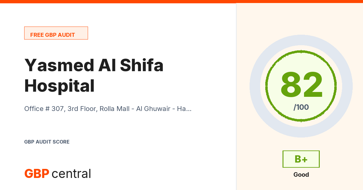 Preview of the Yasmed Al Shifa Hospital audit report