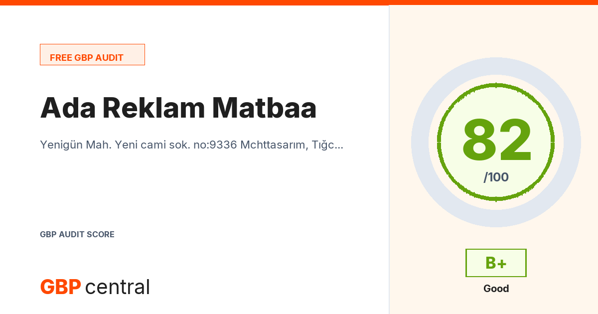 Preview of the Ada Reklam Matbaa audit report