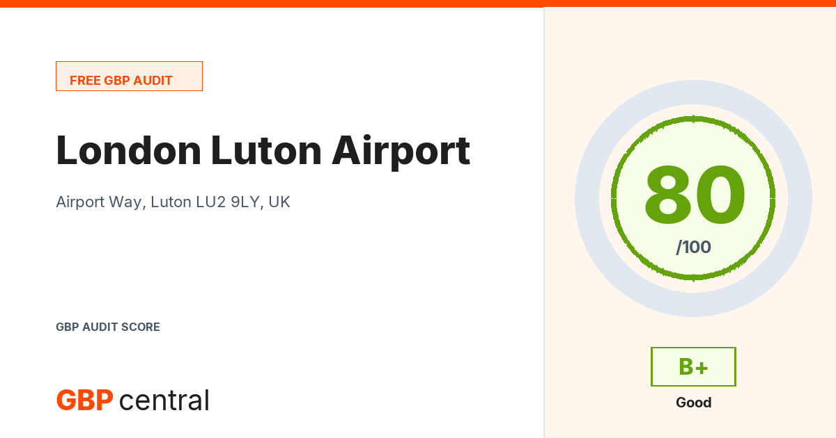 Preview of the London Luton Airport audit report