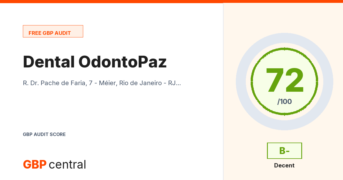 Preview of the Dental OdontoPaz audit report