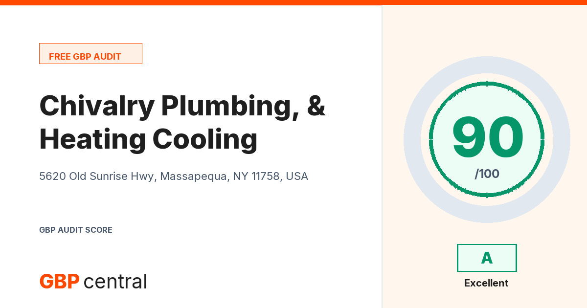 Preview of the Chivalry Plumbing, Heating & Cooling audit report