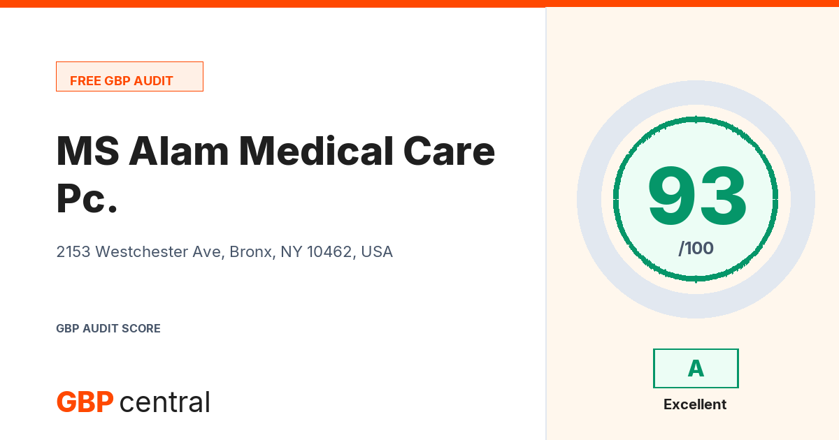Preview of the MS Alam Medical Care Pc. audit report