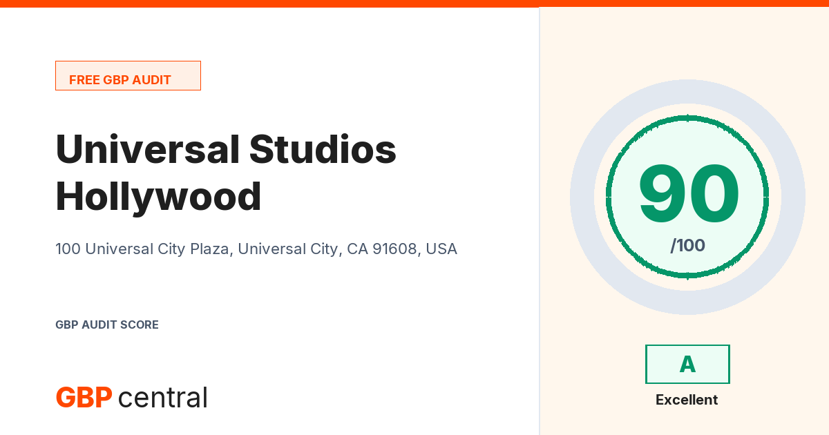 Preview of the Universal Studios Hollywood audit report