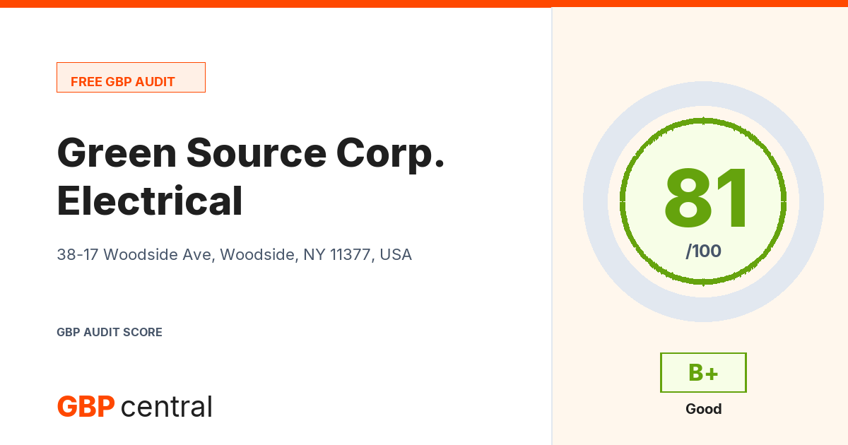 Preview of the Green Source Electrical Corp. audit report