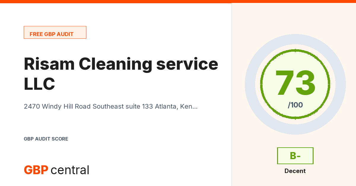 Preview of the Risam Cleaning service LLC audit report