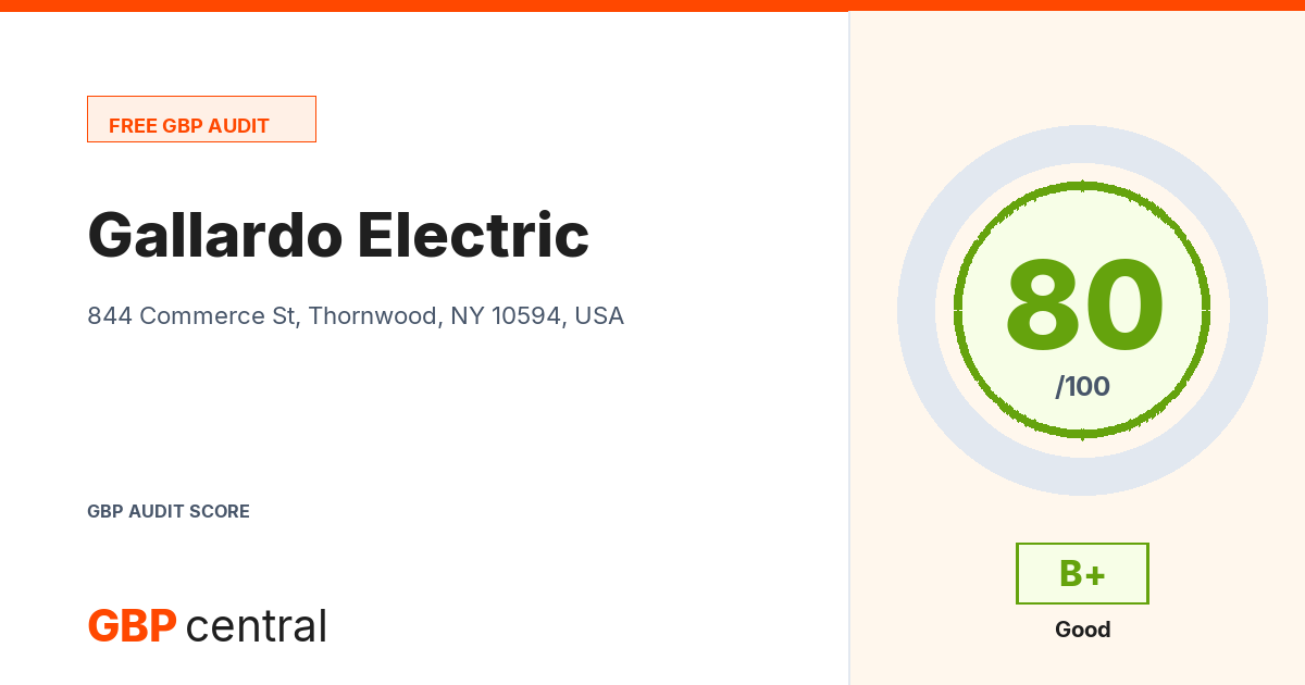 Preview of the Gallardo Electric audit report