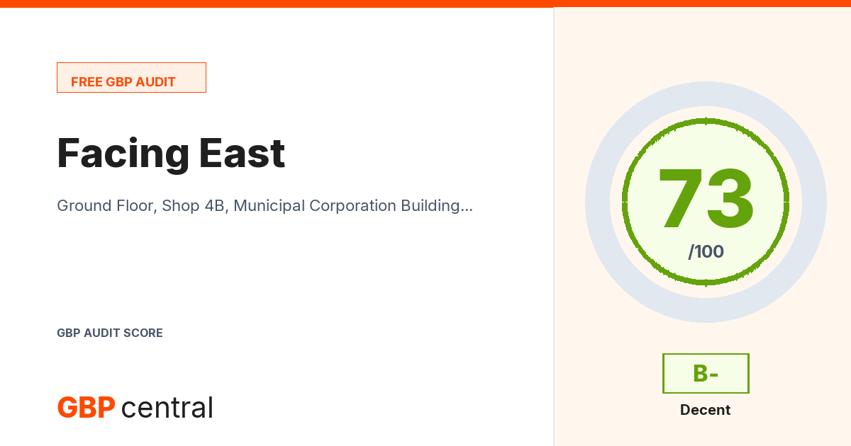 Preview of the Facing East audit report