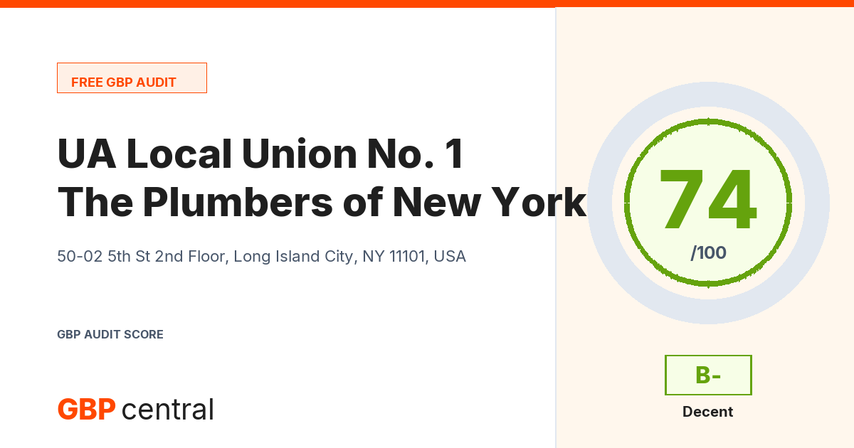 Preview of the UA Local Union No. 1 The Plumbers of New York City audit report