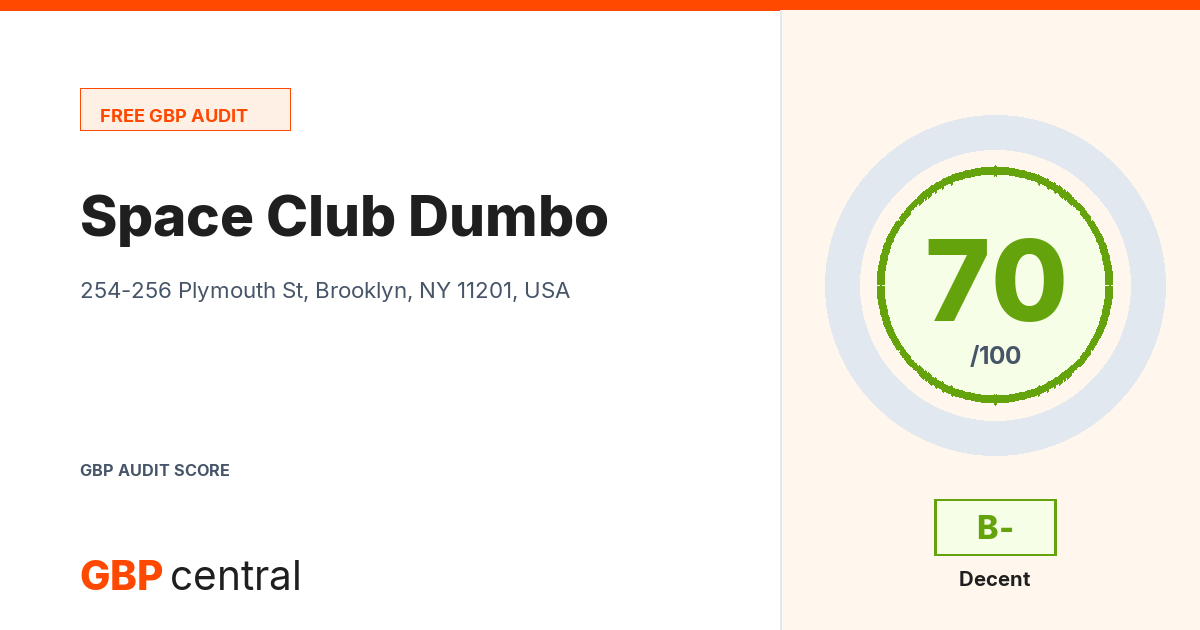 Preview of the Space Club Dumbo audit report