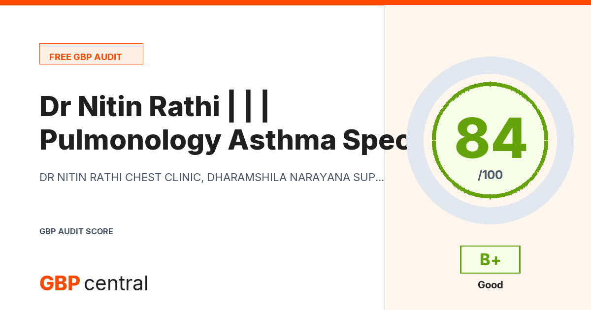 Preview of the Dr Nitin Rathi | Pulmonology | Asthma Specialist | Dharamshila Narayana Hospital audit report