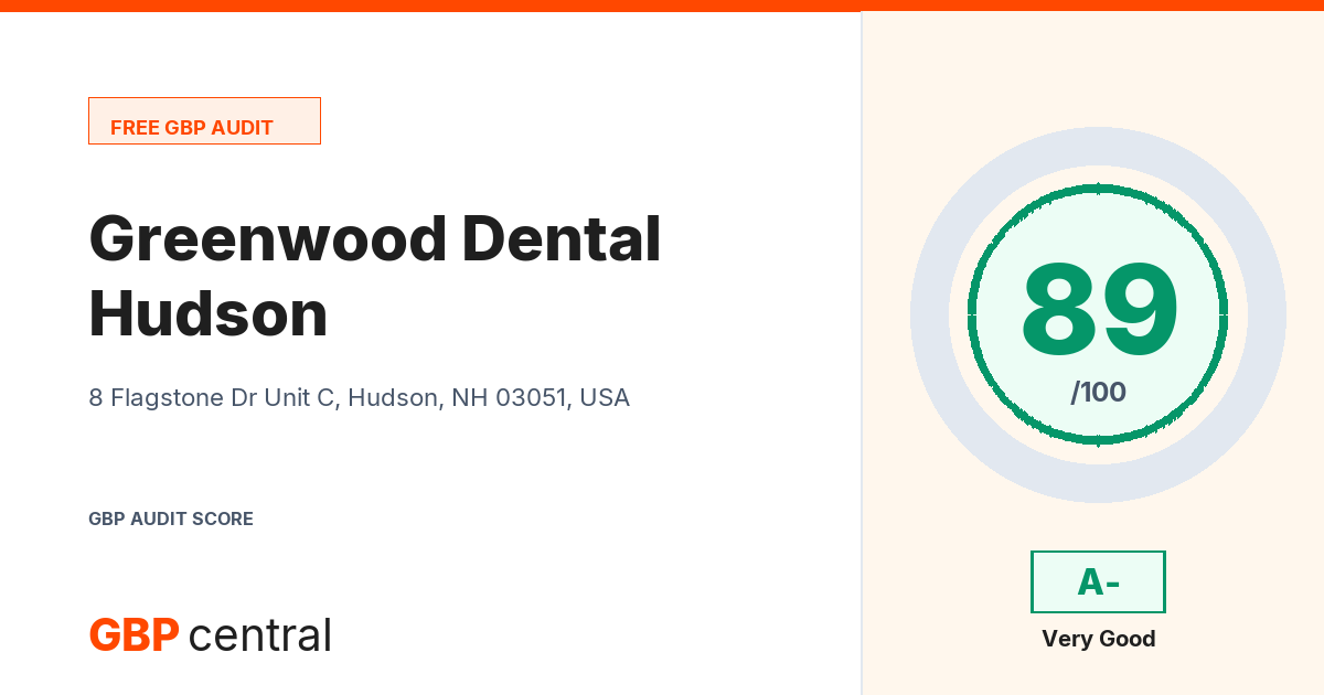 Preview of the Greenwood Dental Hudson audit report