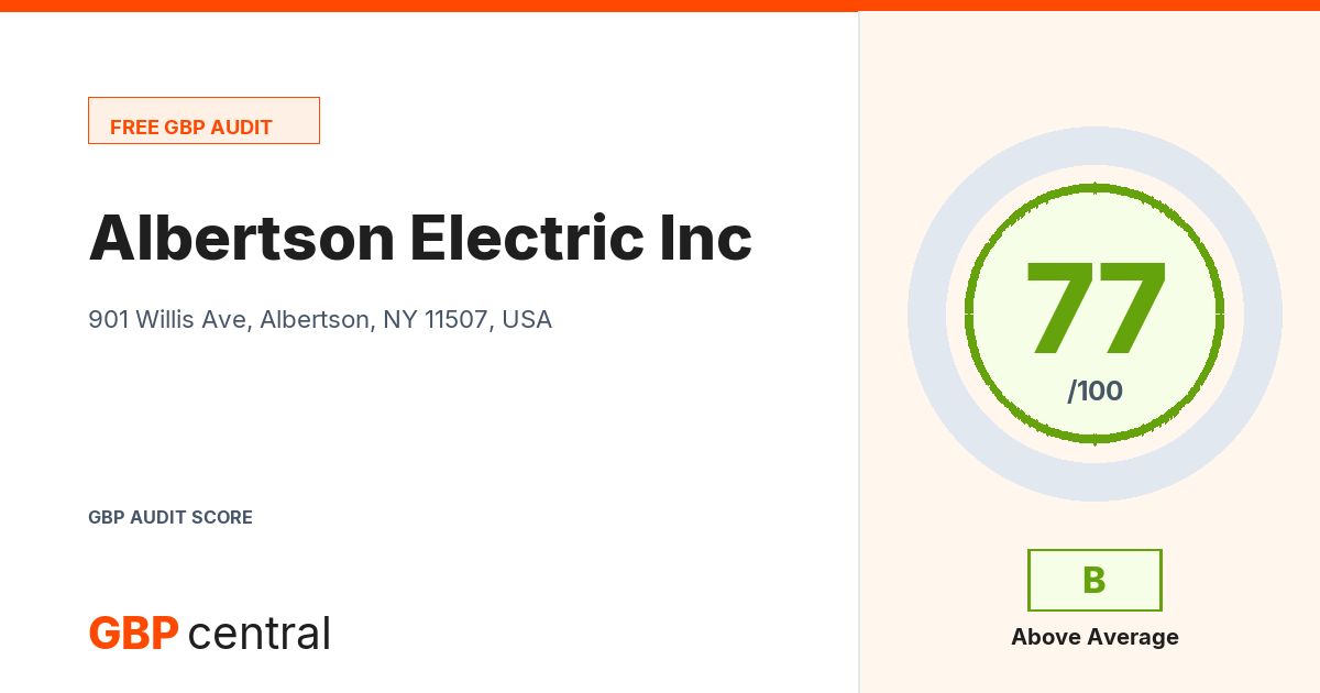 Preview of the Albertson Electric Inc audit report