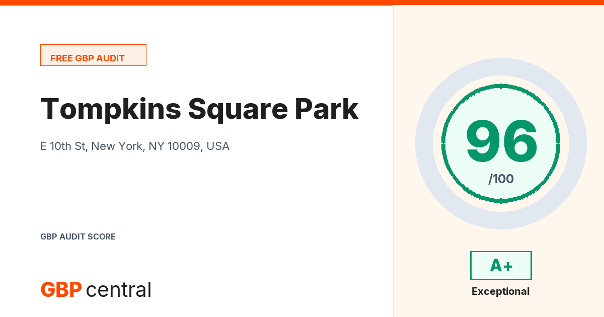 Preview of the Tompkins Square Park audit report