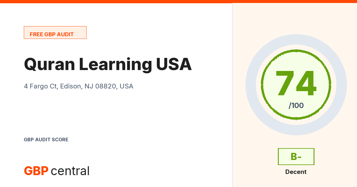 Preview of the Quran Learning USA audit report